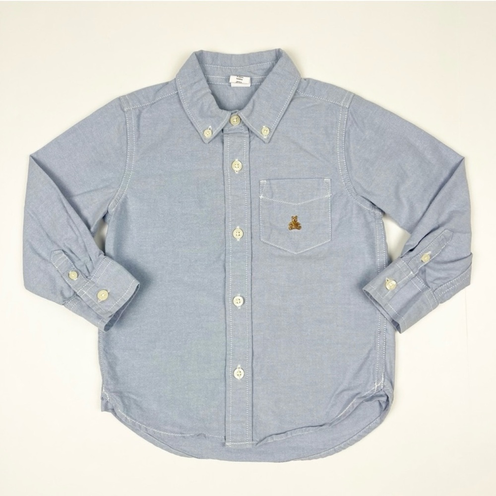 BabyGap Blue Oxford Button Down Shirt
Size  3 Years
